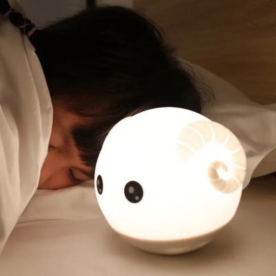China Rechargeable LED Bed Lights Mini Motion Sensor Sheep Silicone Material For Kids for sale