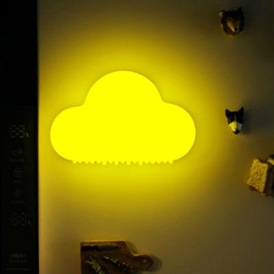 China New Design Small Kids Room Intelligent Night Light Cloud Shape Magnetic Night Light For Baby for sale