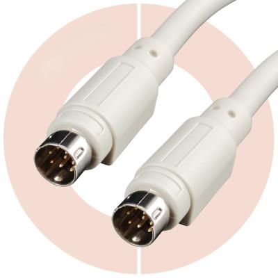 China Car 4 6 8 9 pin 10 pin Mini Din cable 1.5/2/3/5/10 15M extension cable Socket Connect rca male to male Mini Din 8 pin cable for sale