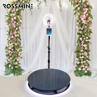 China Full Metal Selfie 360 Photo Booth 360 Photo Booth Backdrop 360 Photo Booth Solid Metal Or Metal + Glass Wedding Party 2022 Hot Sale With Ring Light And Moneygun for sale