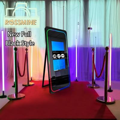 China 2021 Hot Sale Adjustable 360 Photo Booth Free Customize Logo 360 Video Rotating Photo Booth Beauty Mirror iPad Photobooth Case 40/70