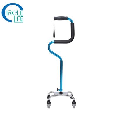 China Adjustable Folding Durable Soft Carrying Canes Hand Strap for Old Man Supports Retractable Walking Stick for sale