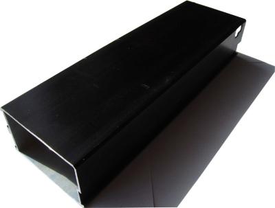 China De zwarte anodiseert de Buis van de Aluminiumuitdrijving het Stempelen de Legerings Zwarte Oxydatie van het Delenaluminium Te koop