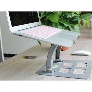 Chine Supports d'ordinateur portable d'OEM pour la surface de jet de poudre du bureau 26*26*2cm à vendre