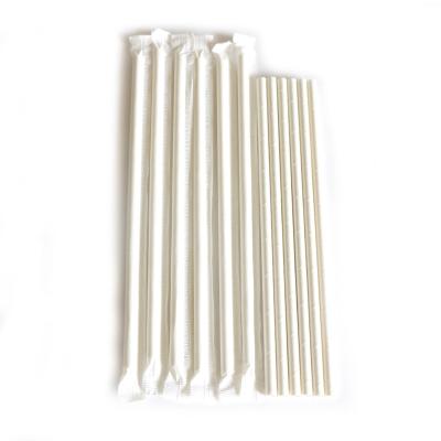China 2021 Disposable Paper Straws Drinking Straws Individually Wrapped for sale