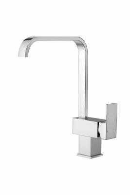 China Chrome Single Lever Modern Kitchen Mixer Tap 3 Year Warranty for sale