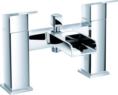 China Double Handle Bath Shower Mixer in Elegant Chrome Finish For Bath T8641A for sale