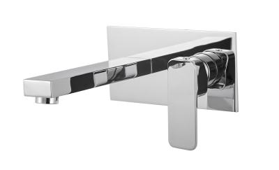 Chine Mélangeur de douche mural en laiton de style contemporain T8689 à vendre