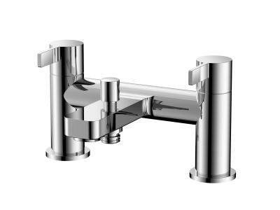 China Double Handle Brass Bath Shower Mixer For Bathroom Design T8751 for sale