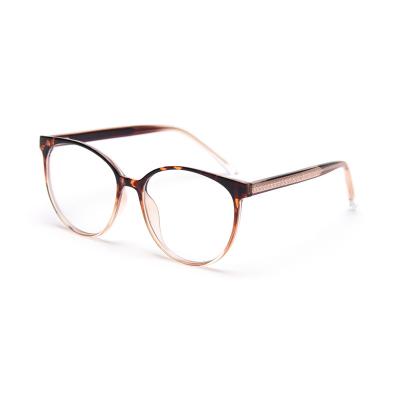 China For reading glasses new TR90 light up ultra blue anti ray computer eyeglass frame metal spring leg for men and women for sale