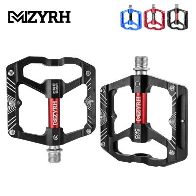 China BMX MZYRH Non-slip Bicycle Pedal MTB Bike Pedals Flat Platform SPD Applicable Waterproof Aluminum Alloy Cycling AccessoriesMZ131 for sale
