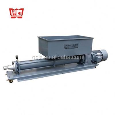 China Construction works Large Flow High Pressure Screw Pump For Cement Mortar Concrete for sale