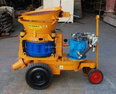 China Construction works PZ-7Q Air Dry Mix Mortar Driven Concrete Shotcrete Machine For Coal Gunite for sale