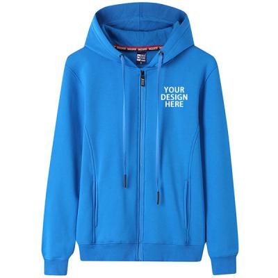 China Custom Anti-wrinkle Hoodie Printing Long Sleeves Sweatshirt Custom Uniform Zipper Hoody 100%cotton Hoodies for sale
