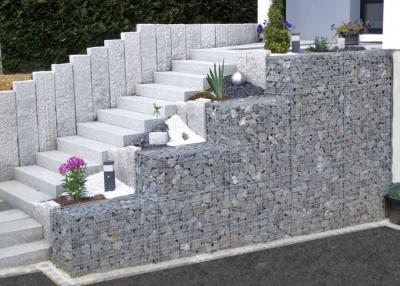 Cina Cestini in gabbione rivestiti in PVC con diametro del cavo di 0,6 mm con pannello in gabbione per impieghi gravosi in vendita