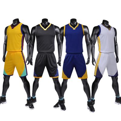 China Breathable Sportswear men children jerseys shorts basketball uniform for sale