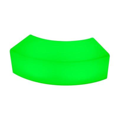 China Modern Led Curved Bench Stool Glow Furniture for sale