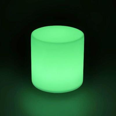 China Modern LED illuminated pouf for sale