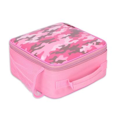 China Promotional Custom Portable Thermal Lunch Packing Aluminum Foil Beer Cans Eco Handled Nylon Insulated Cooler Bag For Lunch for sale