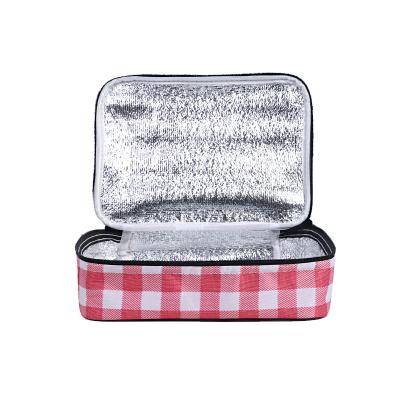China Eco Folding Boxes Beer Polyester Food Aluminum Foil Logo Lunch Boxes Promotional Portable Custom Thermal Bag Insulated Cooler Bag for sale