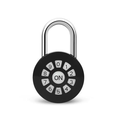 China Tuya Smart Keyless Padlock unlock via password and APP powered by TUYA for multiple family members for sale