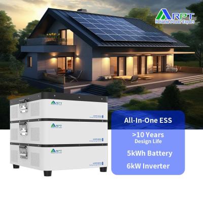 China RPT-Battery 500V 6kW Home Energy Storage System Custom Simple Eco-friendly Stackable Can Communication for sale