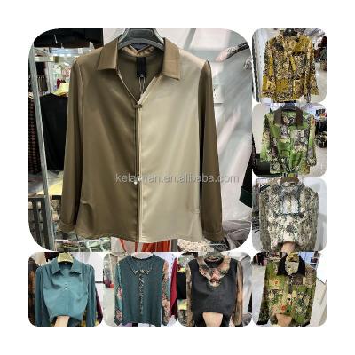 China Pure silk ladies anti-pilling poplin women blouse new spring casual good quality wholesale fashion long and momme shirt 19 for sale
