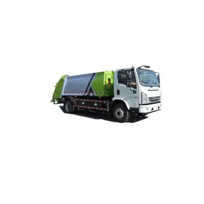 China 8.0 m ³ Manufacturer Supply Rubbish Semi Pure Electric Garbage Removal Compactor Compression Garbage Truck for sale