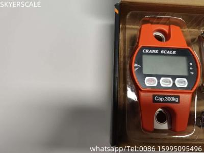 China 300kg Powered Steel Eletronic Crane Scale Digital Hanging Scale 3*AA Dry Battery for sale