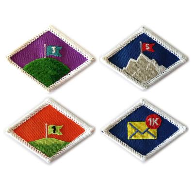 China Handmade Personalized Embroidered Custom Patches And Service Logo 100% Machine Embroidery Women Badges With Iron On For Apparel for sale