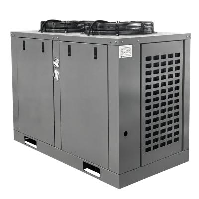 China Galvanized Steel Condensing Unit for -40C- 10C Evaporating Temperature using R-410A Refrigerant for sale