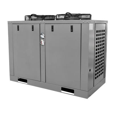 China R-507A Refrigerant Type Commercial Refrigeration Condensing Unit with Galvanized Steel Cabinet Material for sale