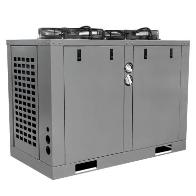 China Microprocessor Controlled Air Cooled Condensing Units for Air Conditioners and Cold Storage Applications for sale