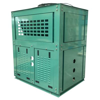 China Energiebesparende luchtgekoelde condensatie-eenheid voor commerciële koeling HVAC R koelinstallaties Ruis van machines binnen 36-49dB Te koop