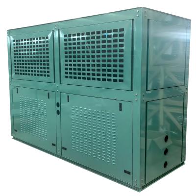 China Commerciële koelcondensatie-eenheid aangedreven door HIGHLY Rotor Inverter Compressor 1-40 HP Vermogen Te koop