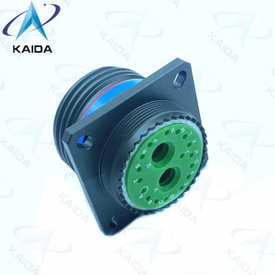 China MIL-DTL-38999 Series III Connector D38999/20WG79PN High and Low Frequency Mixed Olive Green Cadmium Plating Te koop