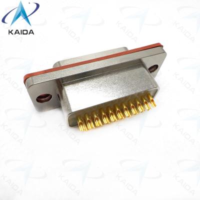China J29M-serie Hermetische receptacle met 21 contact metalen schelpen en nikkel afwerking J29M-21TJH Te koop