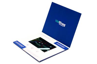 China Electronic digital video folder brochure in printing with LCD Screen for sale