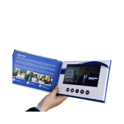 China De in het groot 7 duimlcd paneeldocument video het schermadreskaartje kaart van de reclamegroet Te koop