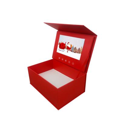 China Caixa de presente video dourando do painel LCD quadrado para o ODM relativo à promoção do presente à venda