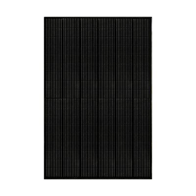 China Black Mono Module High Efficiency 410w Solar Panel Half Cell All Black 182mmx182mm for sale
