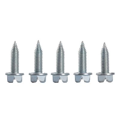 China Plain Finish DIN6928 Tapping Screws Oval Design Self-Thread Cutting gemaakt van titanium roestvrij staal Messing Nickel Zink-geplatte Te koop