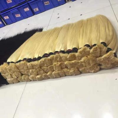 China Factory Wholesale Natural Wave Unprocessed Raw Silky Straight Virgin Hair 100% Remy Hair Extension Cuticle Aligned Human No Hair Weft Bulk for sale