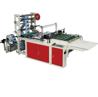 China Garment Shops High Speed Hot Cut OPP/PP/PE Side Sealing Sealing Bag Making Machine for sale