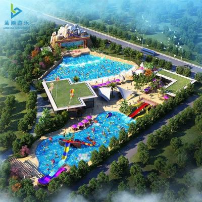China Plastic Foam Excellent Water Park Project Plan By Aqua Park Slide Factory for sale