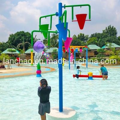 China Kids Park Playground Water Park Water Bucket Games Splash Pad for sale