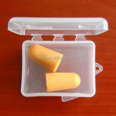 China 36db Aviation Foam New Slow Bound Ear Plugs In Box PP Foam Bullet Shape Ear Plugs For Hearing Protection And Sleeping for sale