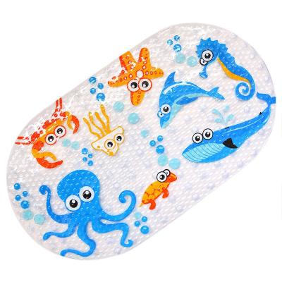 China Best Sustainable Anti Slip Cute Baby Bathtub Mat Shower Floor Mat For Kids for sale