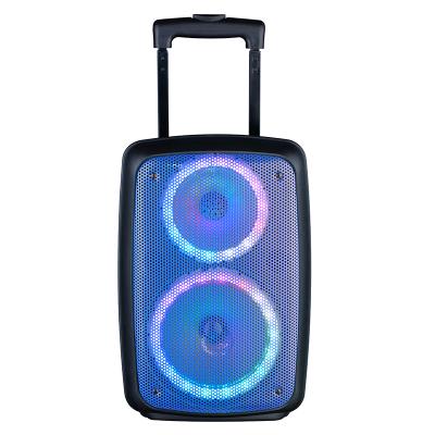 China DTS Customize Wholesale Colorful Active Loud Amplifier Trolley Lightweight Portable BT Speaker for sale