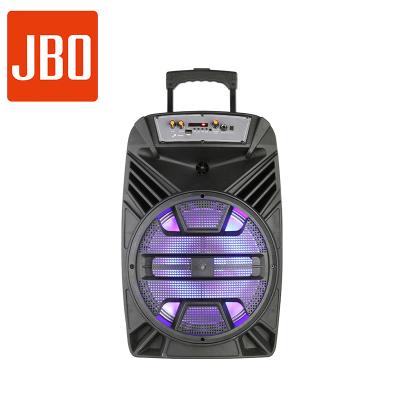 China Best Quality Big Battery 12 Inch Outdoor BT Speaker Wireless Portable Chargeable Trolley DJ Party for sale